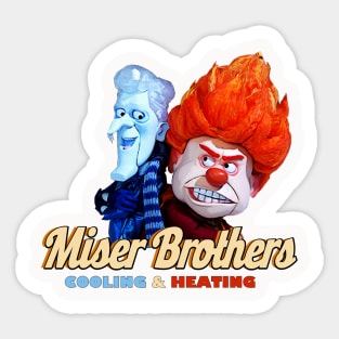 Miser Brothers Cooling & Heating Sticker